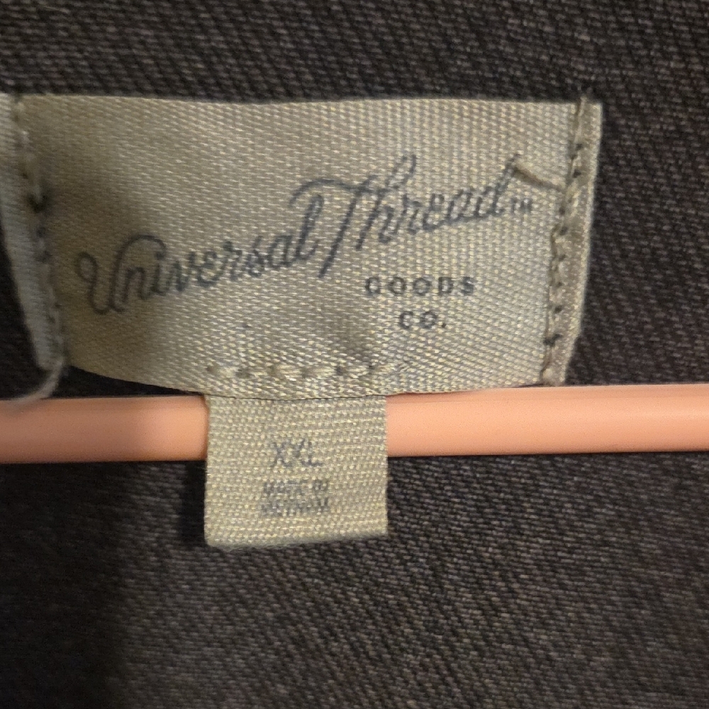 Universal Thread Charcoal Denim Jacket - image 3